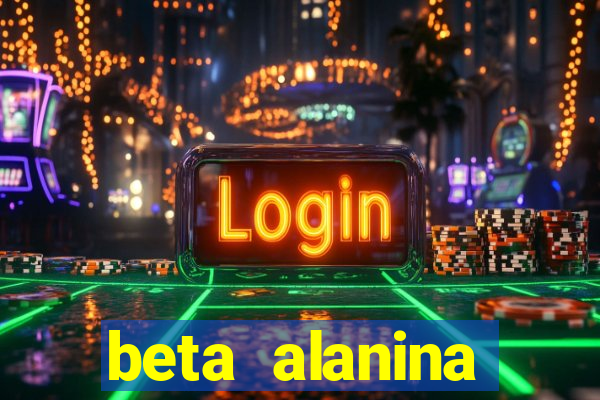 beta alanina aumenta a pressao